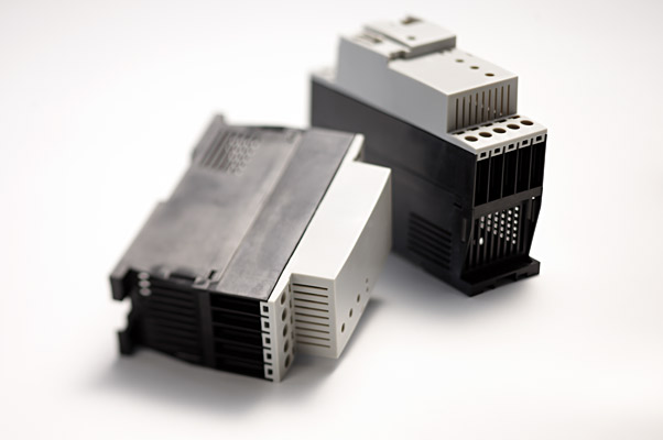 Glass filled Nylon Thin wall single shot moulding