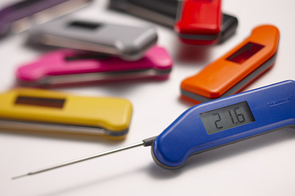 Twin shot moulded digital thermometer