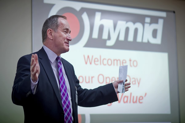 Colin delivering Chairman's Welcome at our Open Day, April 2013